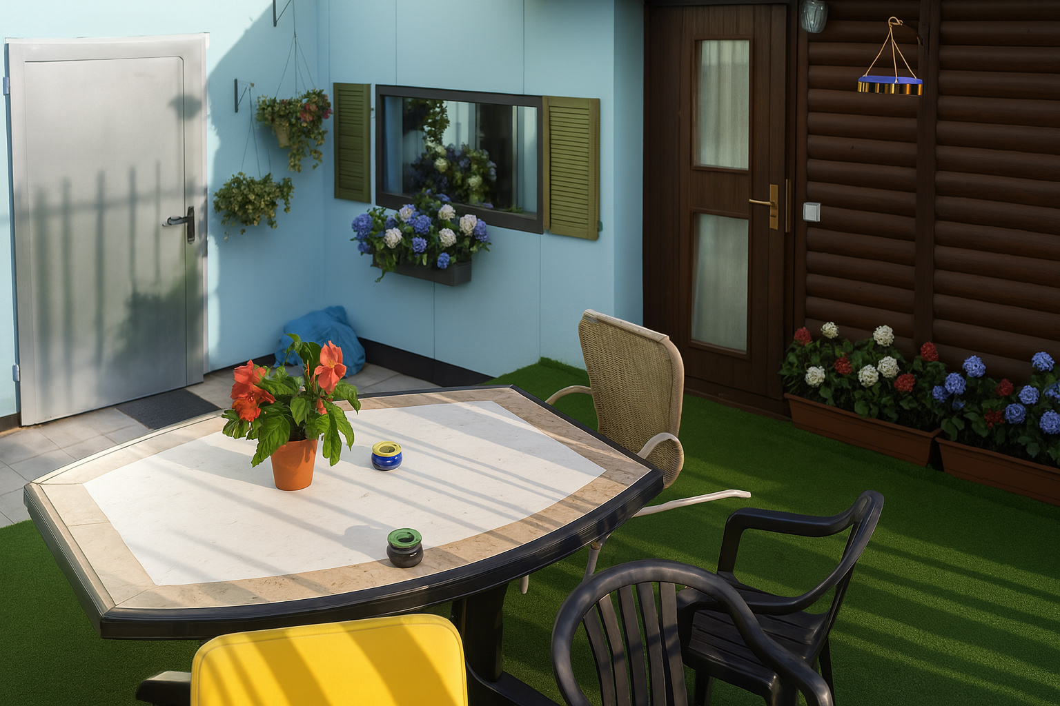 Big Brother 5 Haus Staffel 5 Deutschland 2004 - Normal - Garten 1