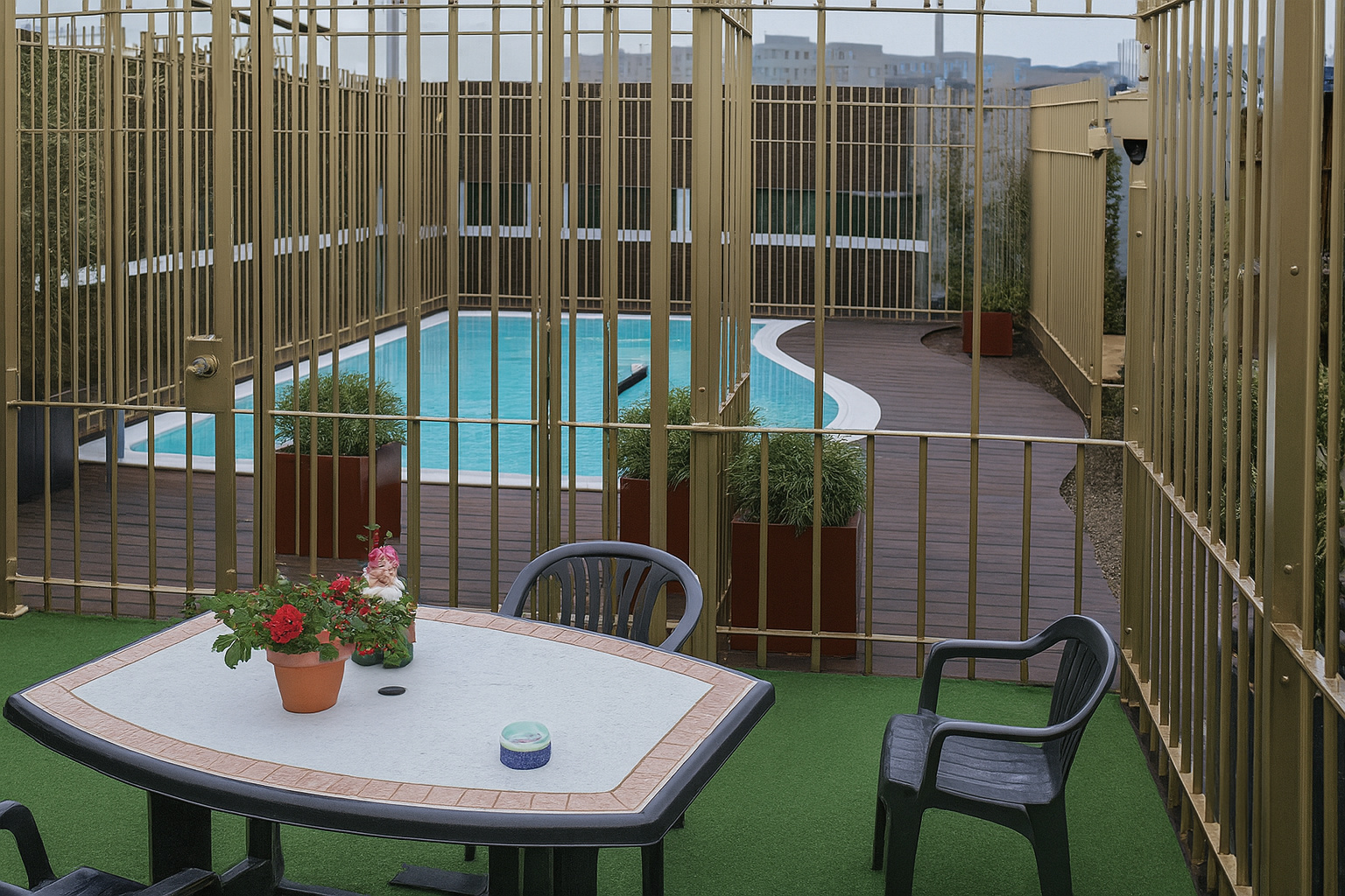 Big Brother 5 Haus Staffel 5 Deutschland 2004 - Normal - Garten 2