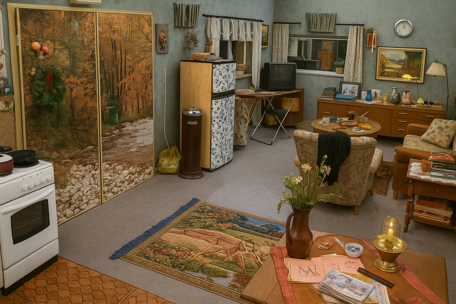 Big Brother 5 Haus Staffel 5 Deutschland 2004 - Normal - Wohnbereich 1