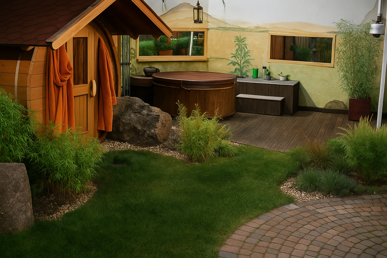 Big Brother 5 Haus Staffel 5 Deutschland 2004 - Reich - Garten 2