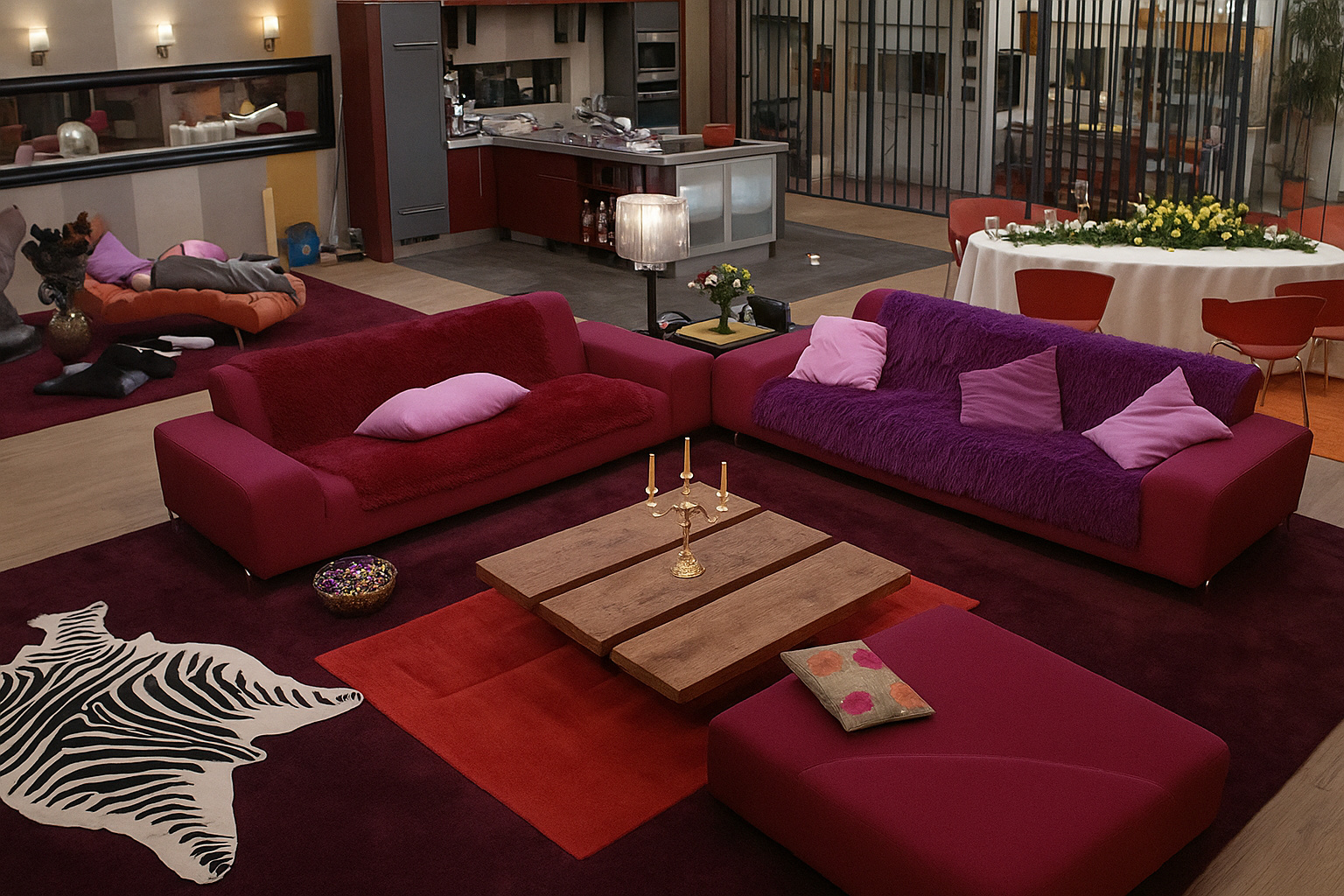 Big Brother 5 Haus Staffel 5 Deutschland 2004 - Reich - Wohnzimmer 1