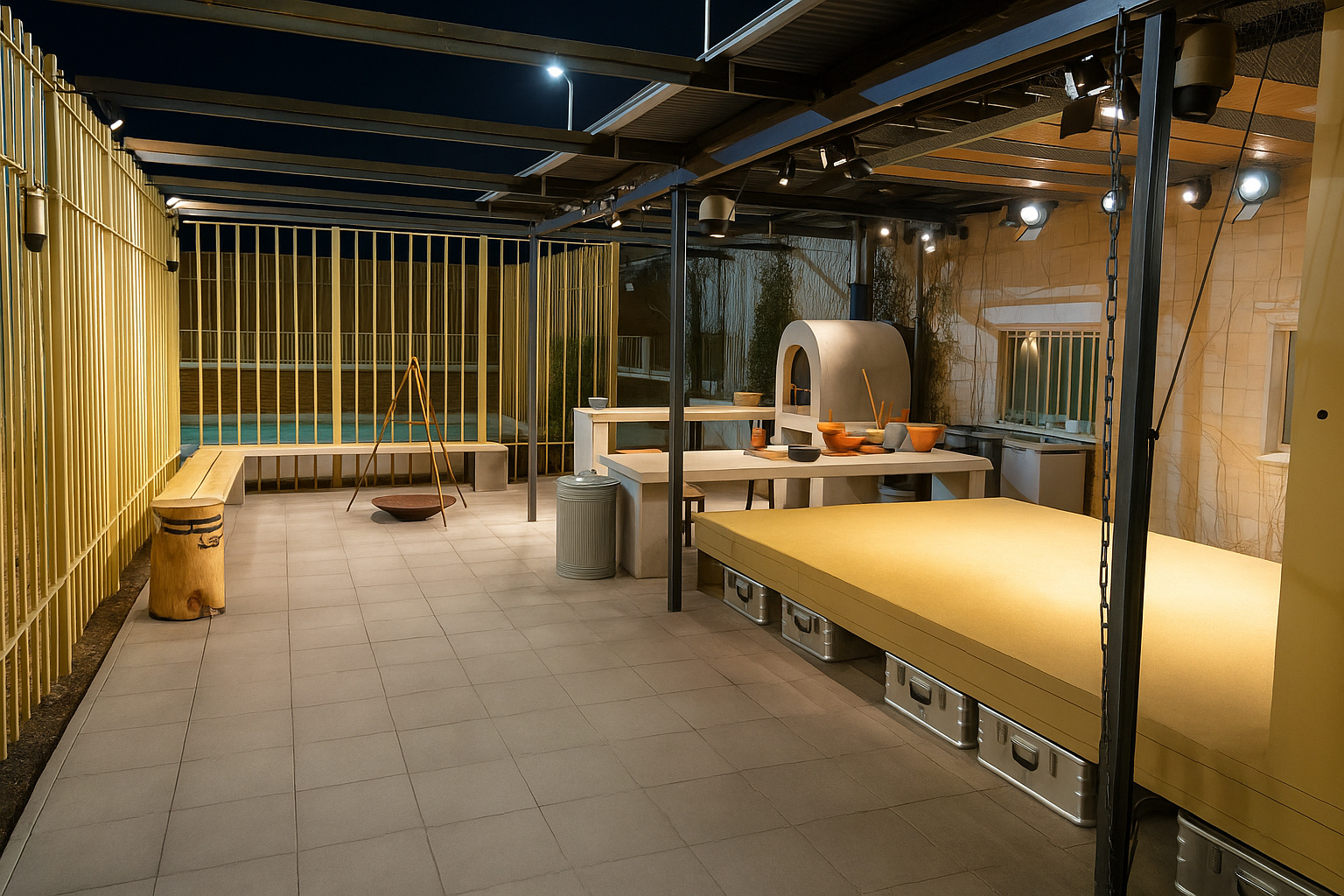 Big Brother 5 Haus Staffel 5 Deutschland 2004 - Survivor - Wohnbereich 1