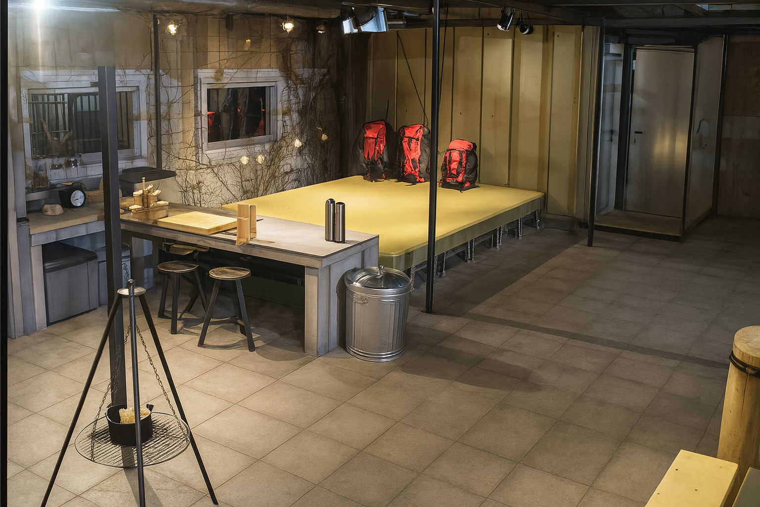 Big Brother 5 Haus Staffel 5 Deutschland 2004 - Survivor - Wohnbereich 2